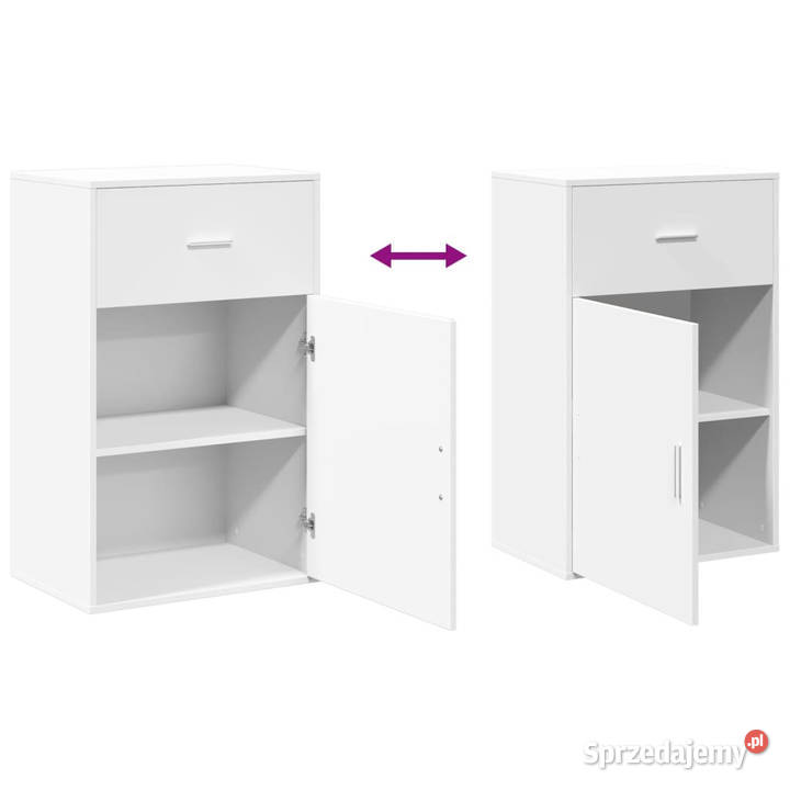 Szafka biała 565x39x90 materiał drewnopochodny