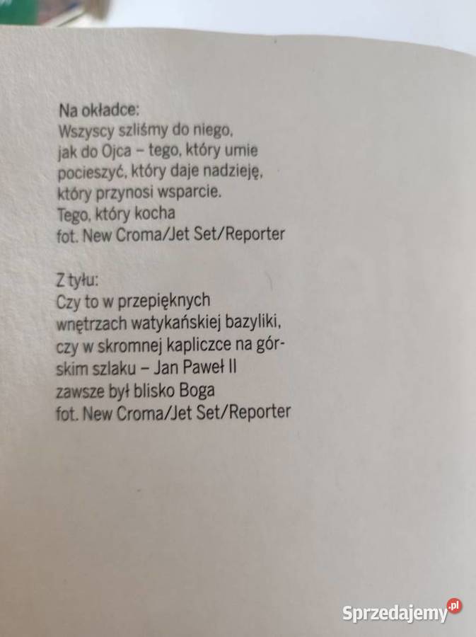 album fotograficzny papież Jan Paweł II Dowody świętokrzyskie Kielce sprzedam