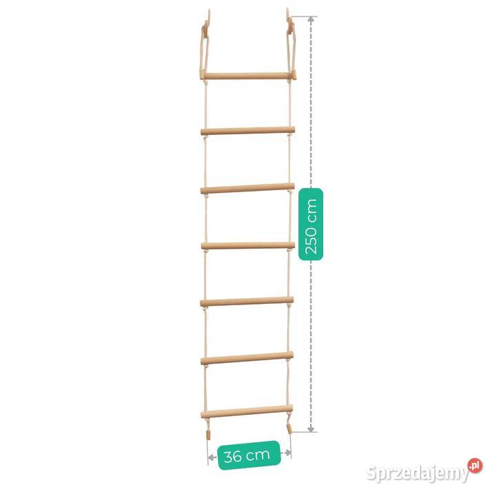 drabinka linowa Skandiko drewno Zabawki małopolskie Kraków