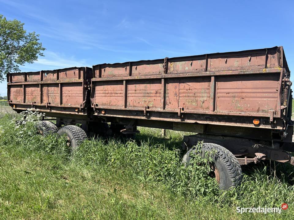 PRZYCZEPA 13 T WYWROTKA 1989 R Przyczepy rolnicze Parszewo