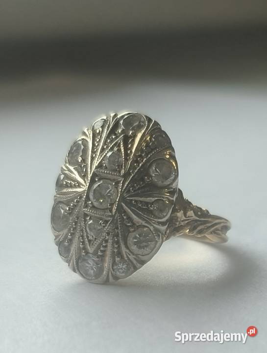 Pierścień retro złoto 585 Myślenice