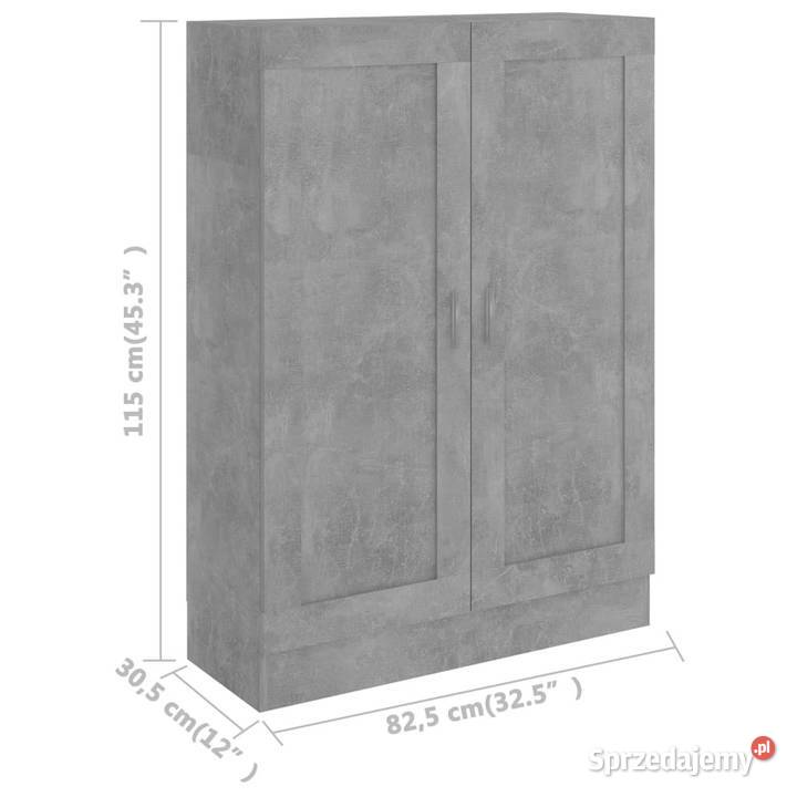 Szafka szarość betonu 825x305x115 WM802718 mazowieckie Warszawa