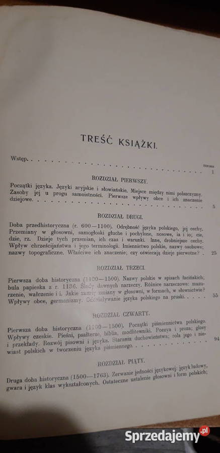 BRUCKNER Aleksander Dzieje języka polskiego Iwno sprzedam