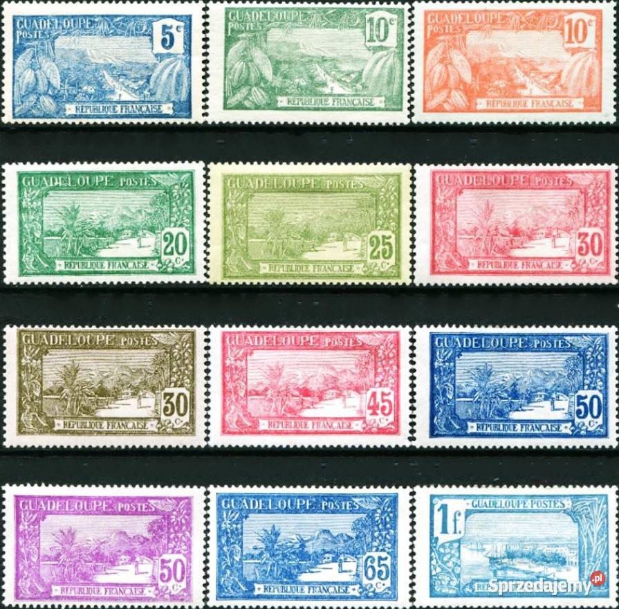 GWADELUPA 19221927kompletna seria wysyłka Człuchów sprzedam