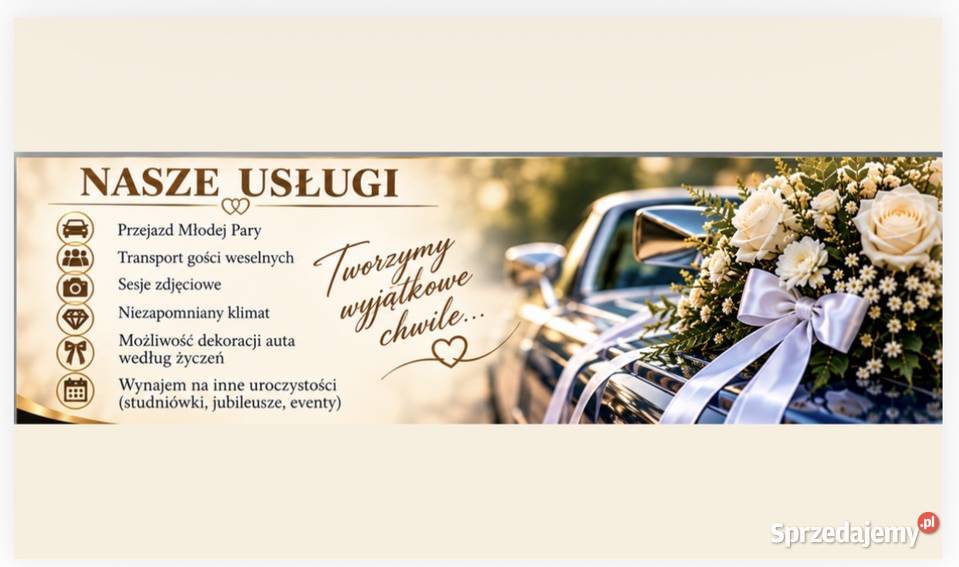 Amerykańska klasyka do ślubu Cadillac Eldorado Lublin