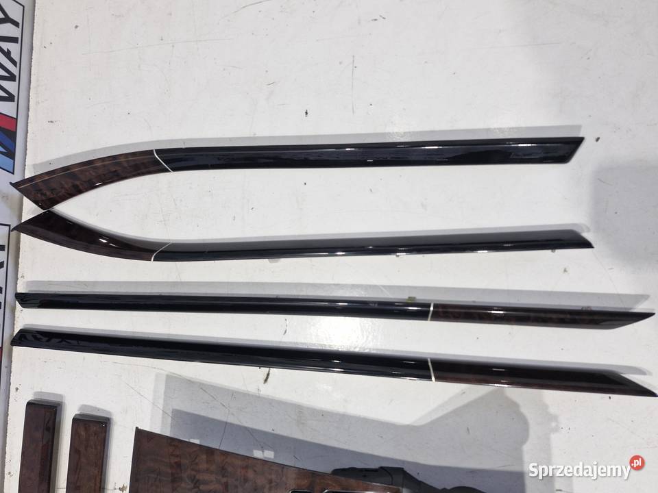 BMW E39 LISTWY KIEROWNICA DEKORY DREWNO EXLUSIVE osobowe Osłony i zaślepki Osłony i zaślepki