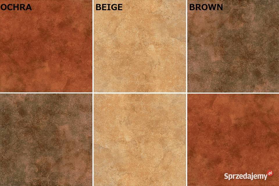 terakota 4040 rufus ochra beige brown Gorzów Wielkopolski