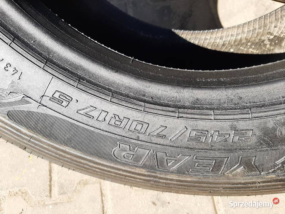 Opona używana ciężarowa 24570R175 GOODYEAR KMAX J do 100 km/h