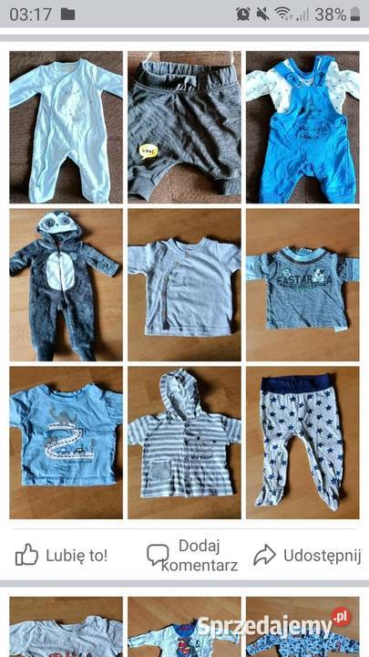 Mega Paka chłopaka rozmiary 5662 aż 72 sztuki