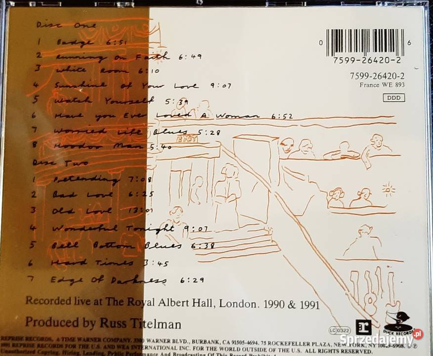 Sprzedam Album 2X CD Najlepszy Koncert Eric śląskie Katowice