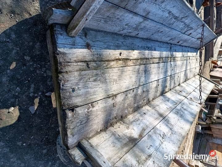 Wóz stalowodrewniany do ciągnika Jelanka