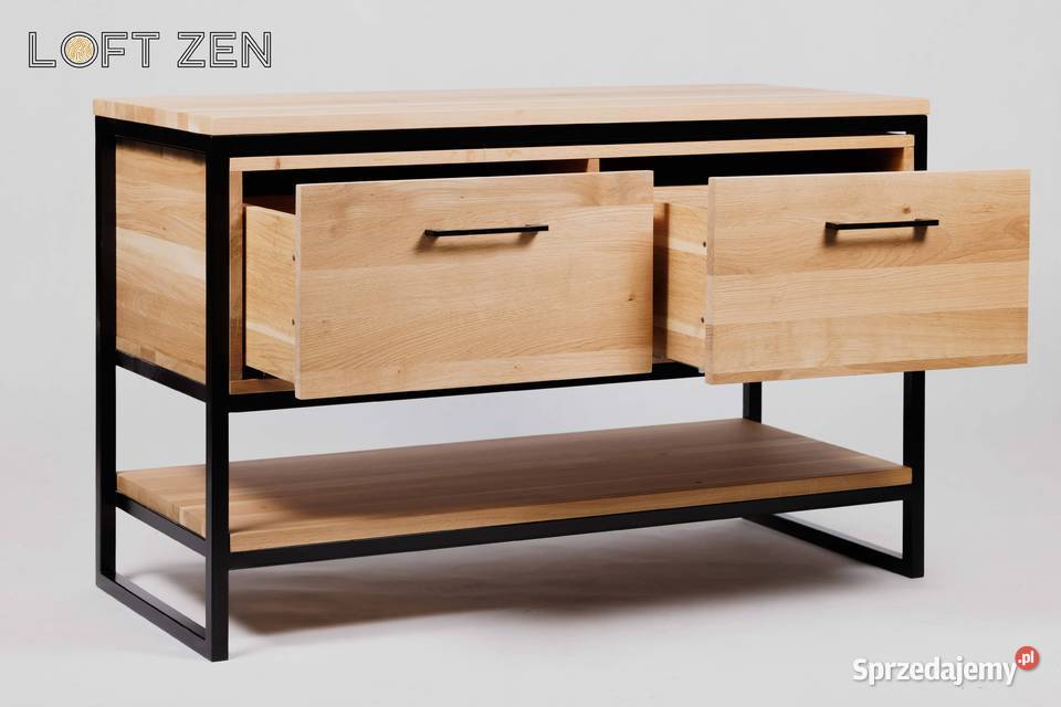 Meble industrialne loftowe drewno metal design Nowy Sącz sprzedam