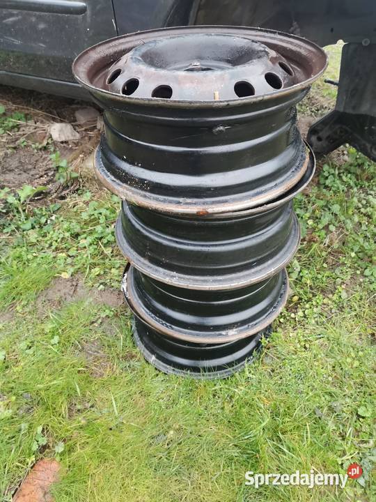 Komplet Felg Stalowych Chevrolet Aveo 14 ET 45 Samochodowe Grodzisk Wielkopolski sprzedam