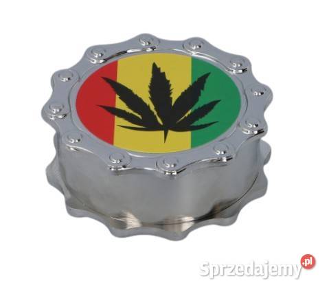 Srebrny Grinder Młynek do Suszu Tytoniu Ziół Ostrowy nad Okszą sprzedam