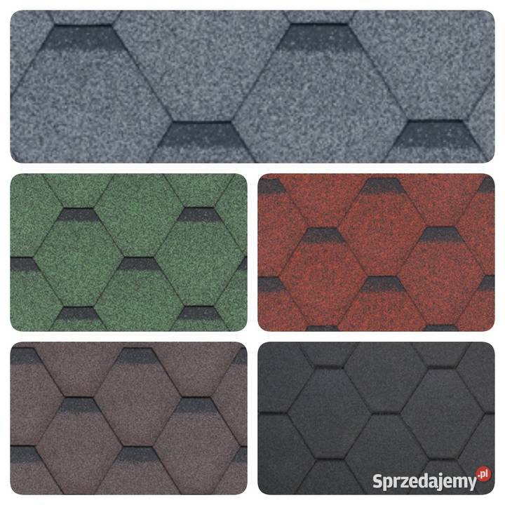 Gont bitumiczny MIDA Sonata Hexagonal szary Mrągowo