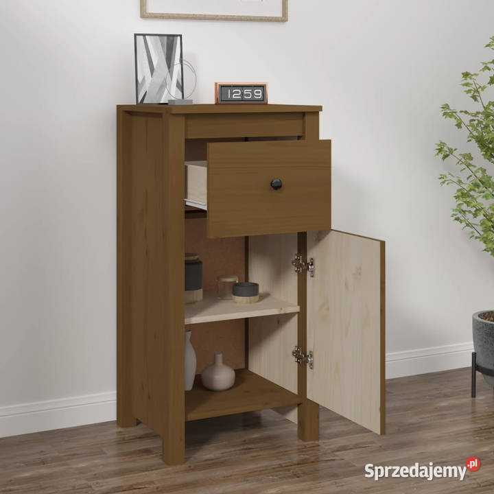 Szafka miodowy brąz 40x35x80 lite drewno sosnowe Warszawa sprzedam