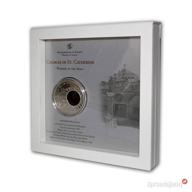 Srebrna Moneta WINDOWS OF HEAVEN St Catherines Warszawa
