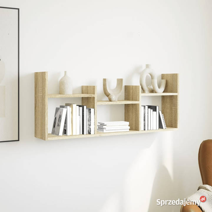 Półka ścienna 100x18x40 przydymiony dąb WM854798 Warszawa