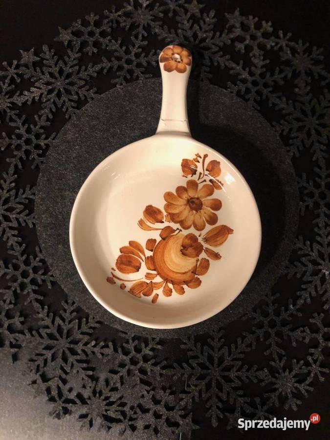 Komplet Fajansowych Naczyń Kuchennych PRL Kraków