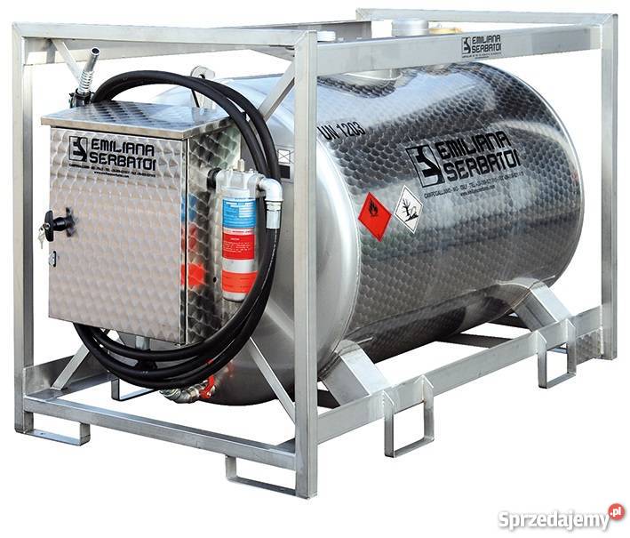 Zbiornik mobilny do paliwa Traspo Inox 330L Kraków sprzedam