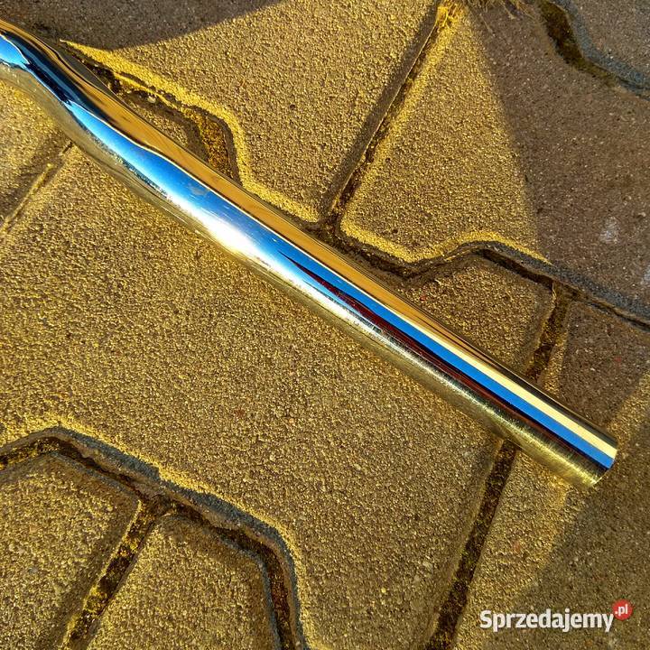 Kierownica do roweru chromowana stal połysk dolnośląskie Świebodzice