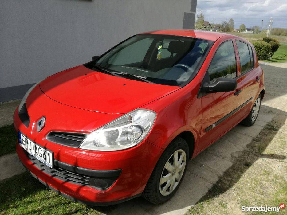 Renault Clio III 2007 benzyna gaz elektryczne lusterka Biała