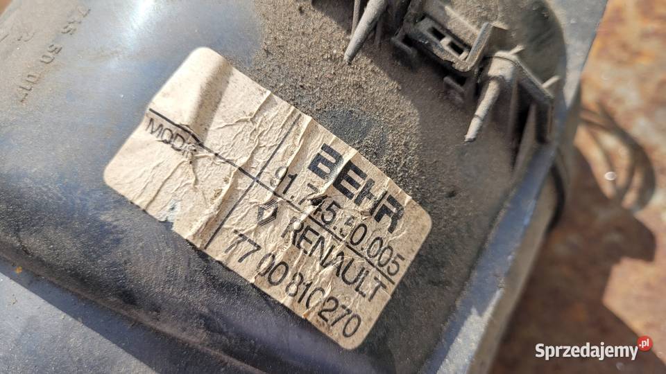 Wentylator nawiewu Renault Clio mazowieckie Łagów