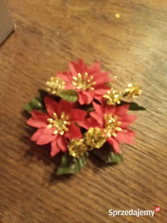 Zestaw 4 małych Bożonarodzeniowych stroików Warszawa sprzedam