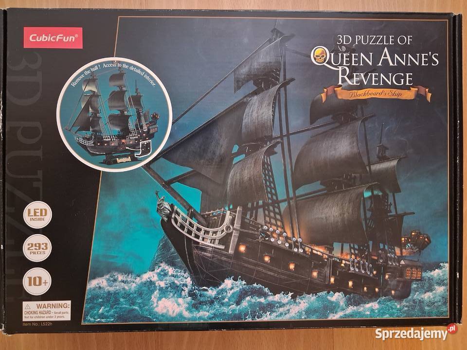 Trójwymiarowe puzzle 3D z Led 9m+ Warszawa