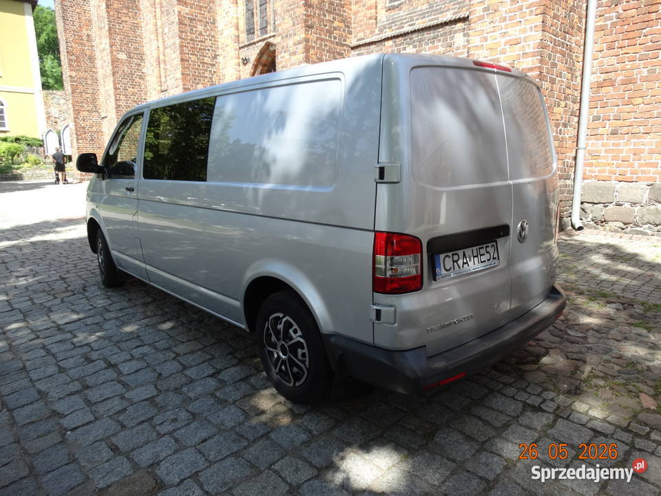 VW Transporter T5 Lift Long 20 TDI 140 DOKA nieuszkodzony Stargard