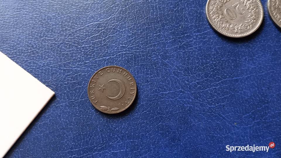 Stare monety 5 kuruszy 1963 Turcja Lesko