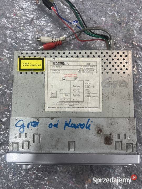 Radio samochodowe Red Star RCD40 CD Odtwarzacze CD i MD Jarocin