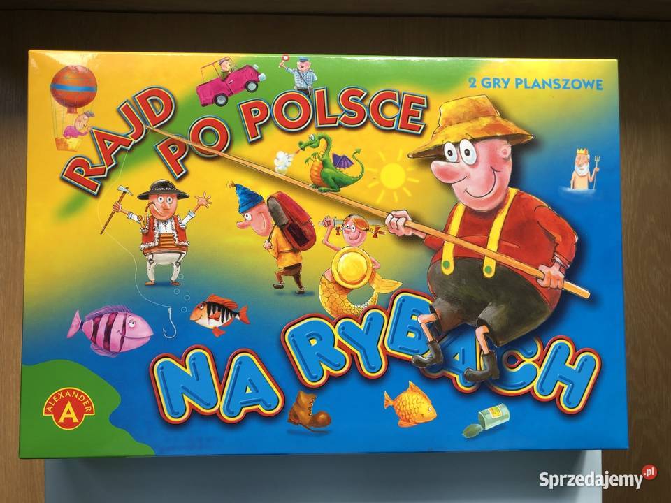 Super gry planszowe Rajd Polsce Na rybach Dla Dziecka Kraków
