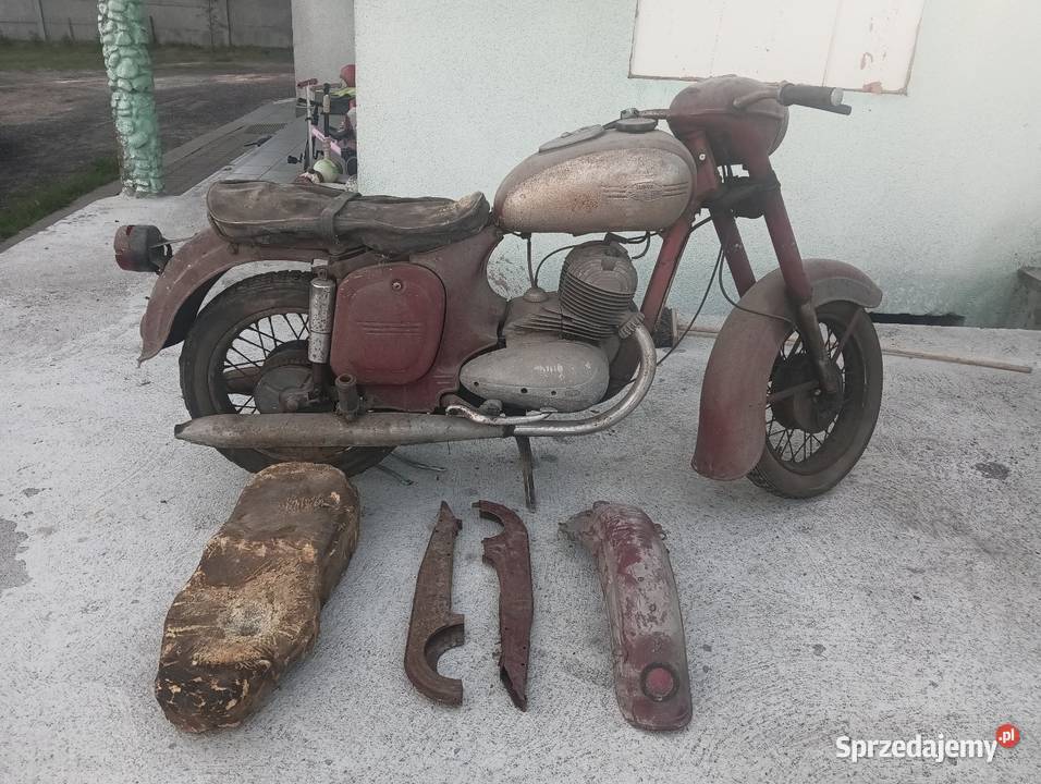 Jawa 350 model 344 rocznik 1957 kompletna Rok produkcji 1957 Rytel