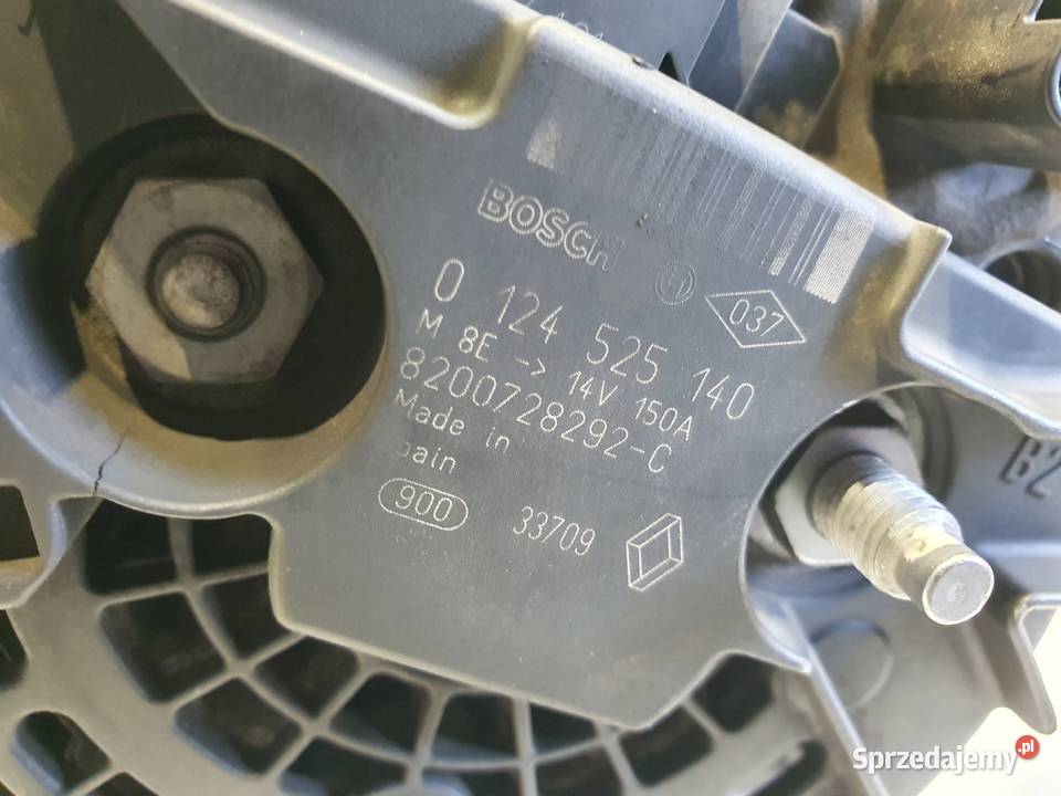 ALTERNATOR Nissan Qashqai 15 DCI bosch lubelskie Rudka