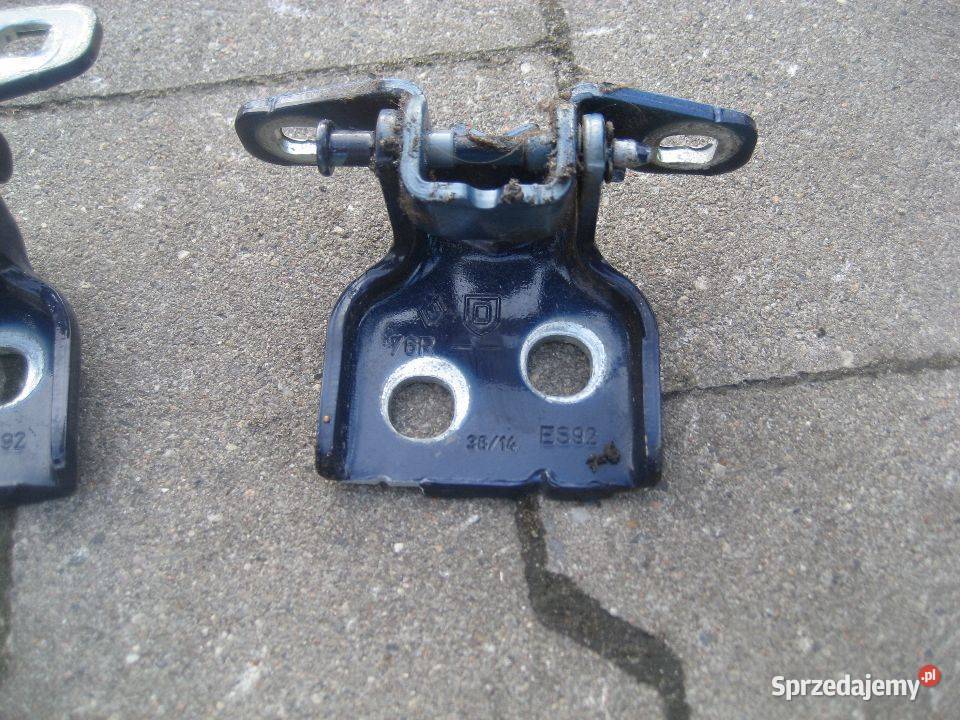 dacia duster lift 1317r zawiasy drzwi tył lewe Pozostałe Rakoniewice sprzedam