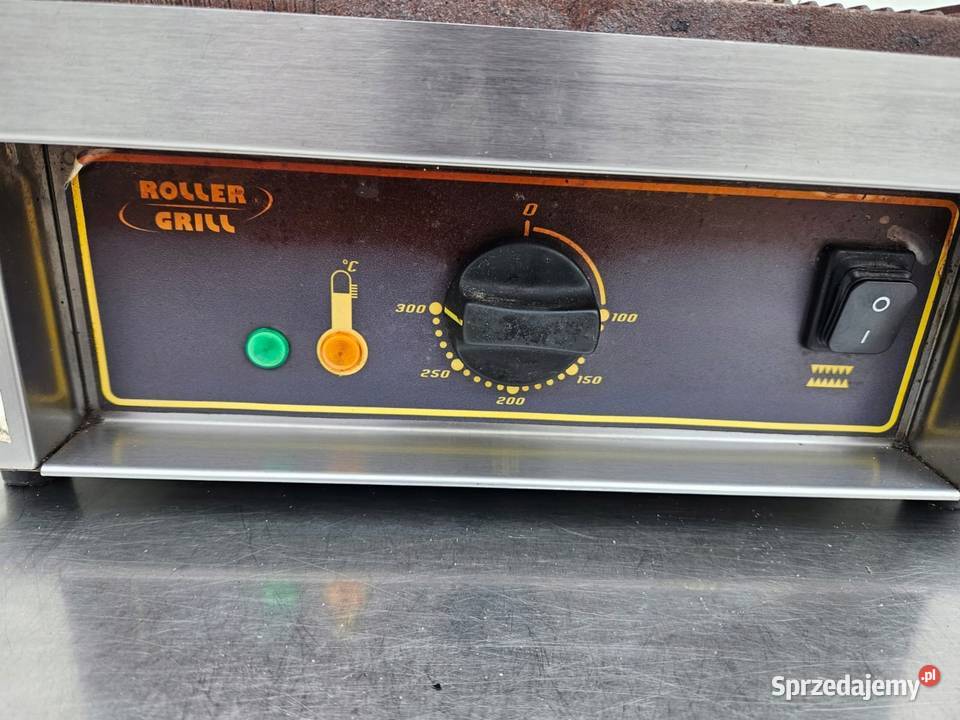 Kontakt grill elektryczny ryflowany 3 kW ROLLER Góra