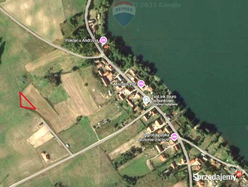Mazury działka 1300m2 gm Mrągowo Probark Nieruchomości