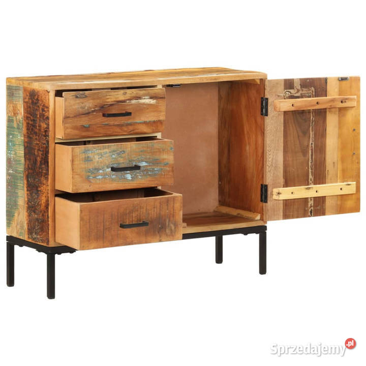Komoda 88x30x73 lite drewno z odzysku WM329248 mazowieckie Warszawa