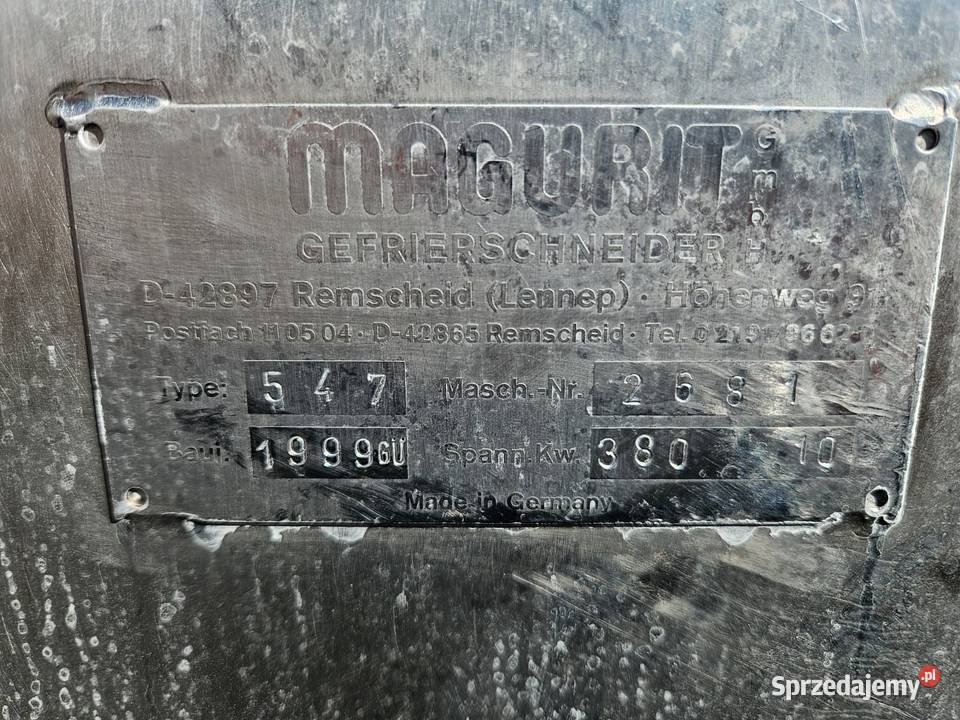 Gilotyna do bloków mrożonych Magurit 547 Krotoszyn