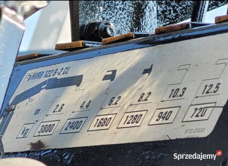 Mercedes AXOR 2633 6x4 HDS HIAB 122 Dźwig Żuraw komputer pokładowy Łańcut