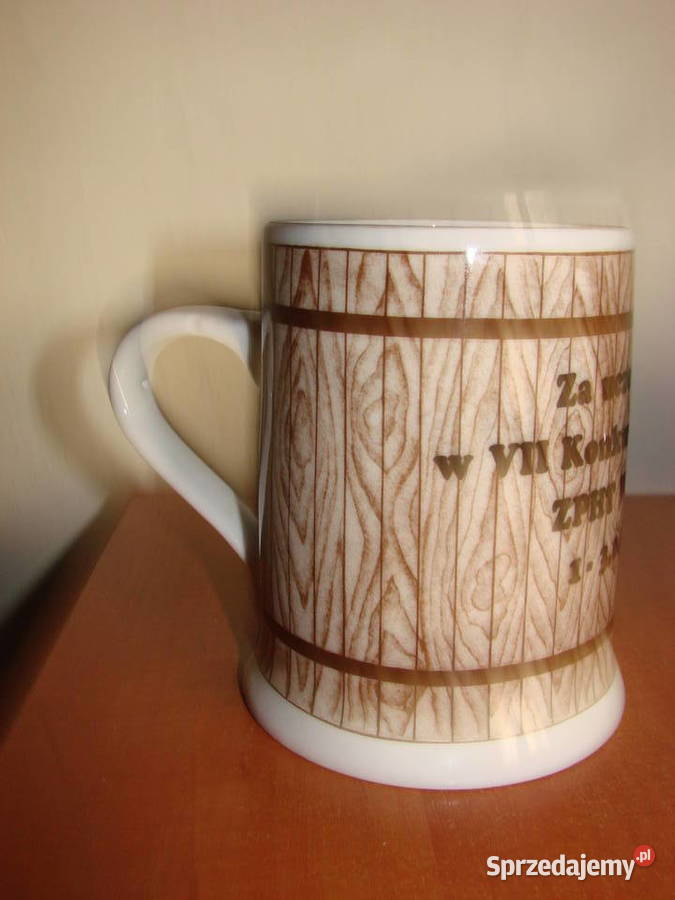 Konkurs Barmanów 1995 kufel Lubiana Antyki, Sztuka, Kolekcje Pruszcz Gdański sprzedam