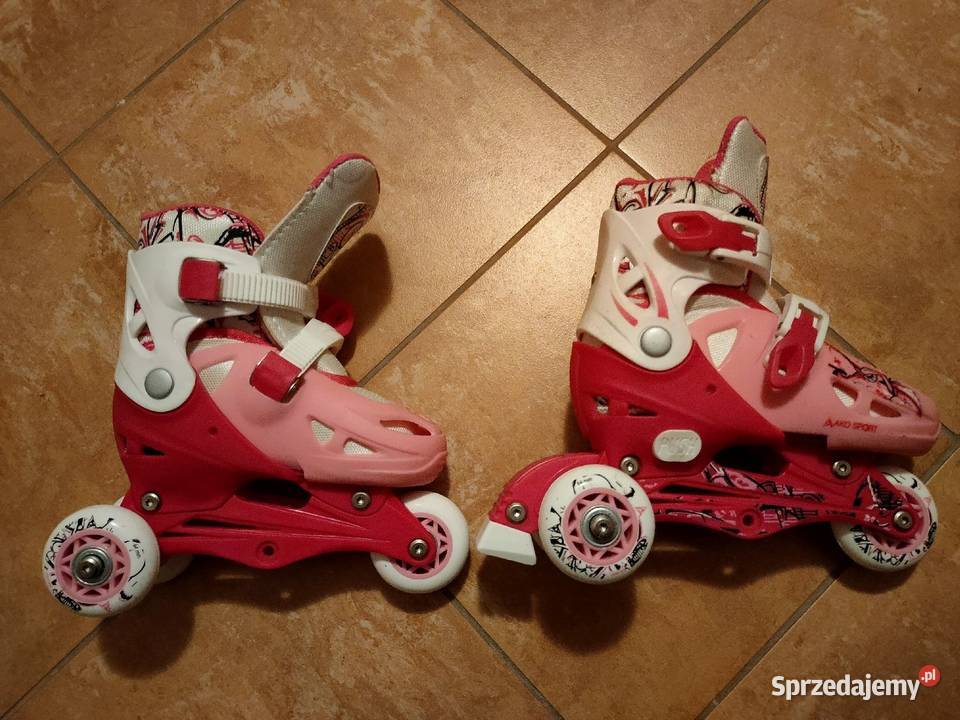 Łyżworolki dziecka dziewczynki rozmiar 2730 Kościan