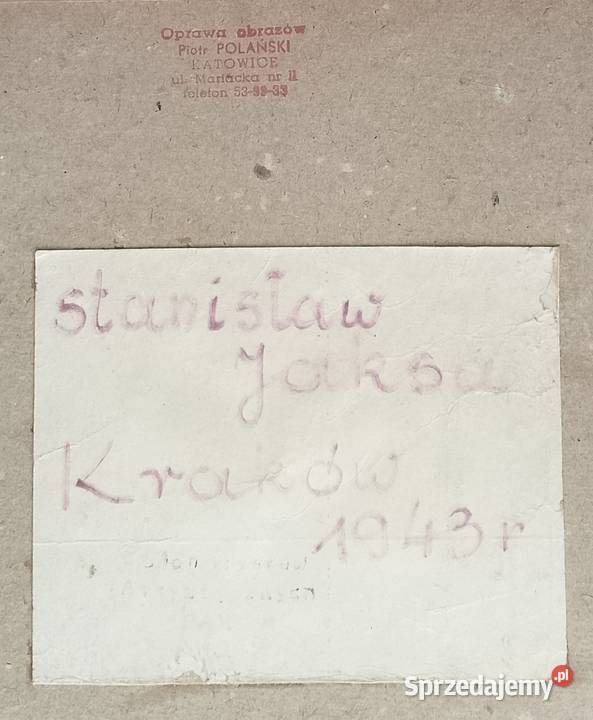 Stanisław JaksaBylica 18821953 nastrojowy olej sprzedam