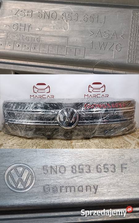 VW TIGUAN I LIFT 11 GRILL ATRAPA CHŁODNICY osobowe Pleszew