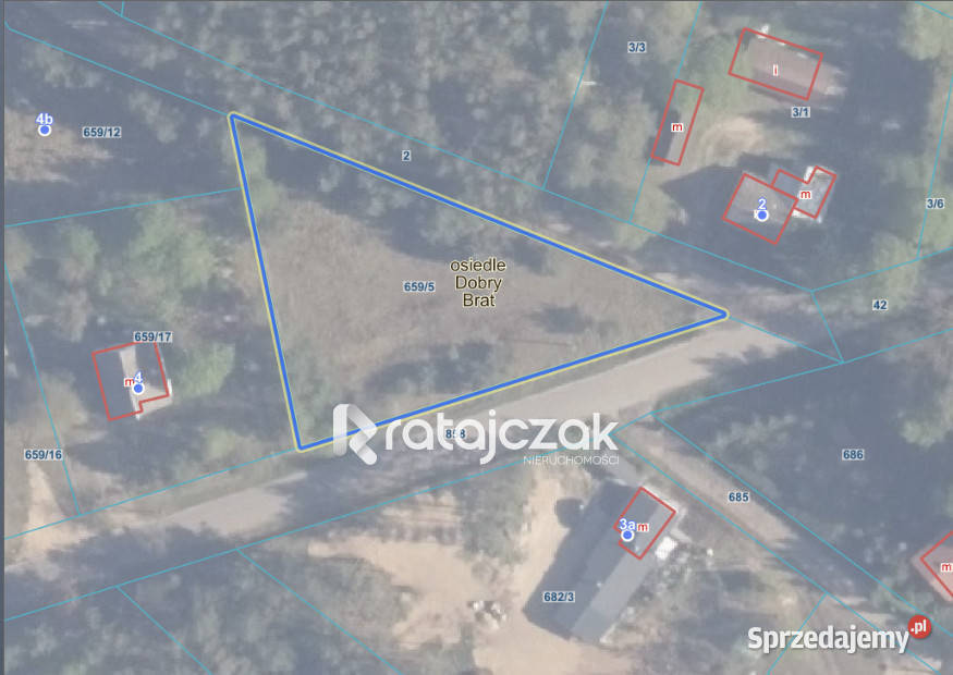Sprzedam działka Osiek Osiedle Brat 170019m2
