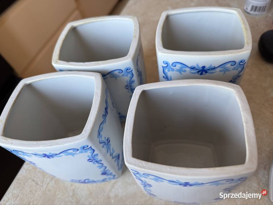 Pojemniki z porcelany duże Bogucice Mielec sprzedam