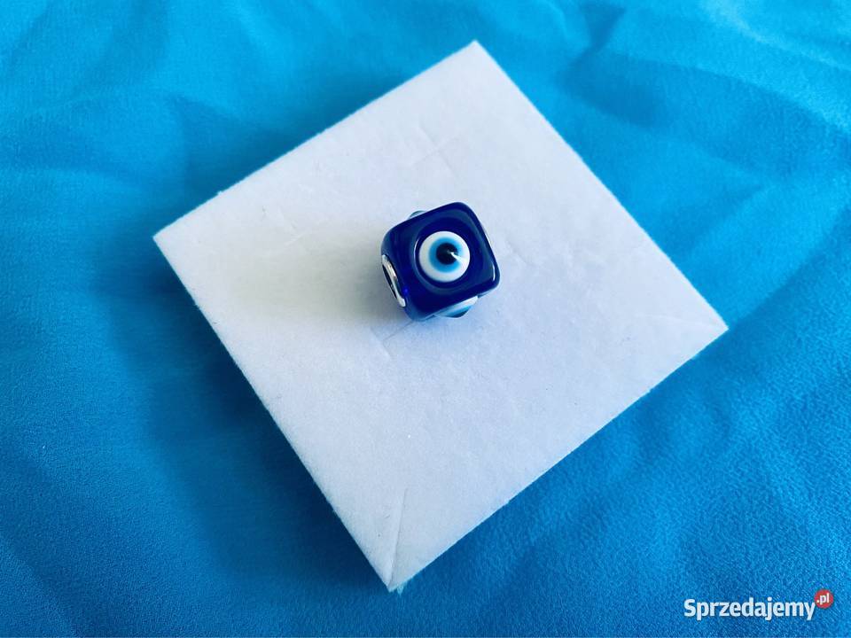 nowa sześcienna zawieszka charms beads masywne Gdynia