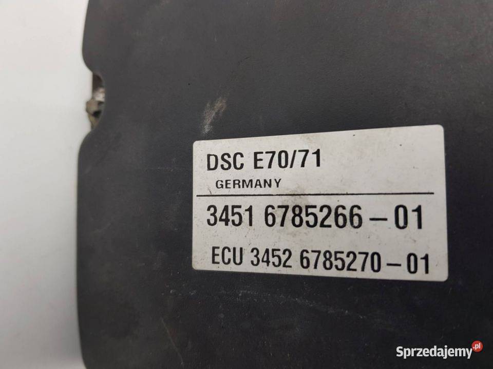 POMPA ABS HAMULCOWA 6785266 X6 E71 Lipno sprzedam