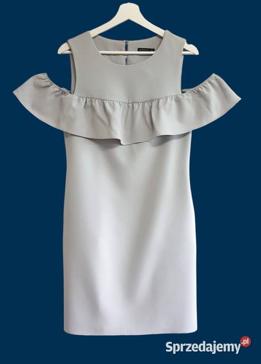 Damska sukienka szara na ramiączkach miracco Chrzanów sprzedam